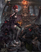 Artist: Livia Prima aka Dopaprime (Polar Engine Studio) - Title: Dark Cinderella - Card: Netherworld Cinderella