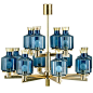 A Striking & Elegant 12-Light Chandelier by Hans Agne Jakobsson: 
