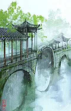 古风美景插画 | 人间好时节