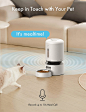 Amazon.com : PETLIBRO Automatic Cat Feeder, 5G WiFi Cat Feeder with APP Control for Pet Dry Food, Stainless Steel Bowl, Low Food& Blockage Sensor, 1-10 Meals Per Day, Up to 10s Meal Call for Cat and Dog : Pet Supplies