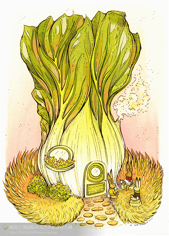 蔬菜创意儿童画欣赏——by <wbr>阳...