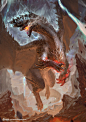 The Brilliant Darkness, Joshua Raphael : Blazing black dragons, so named for resembling both lightning and darkness. They mercilessly tear apart whoever touches their sharp scales. Elementally unstable, their actions can affect the very weather. Living na