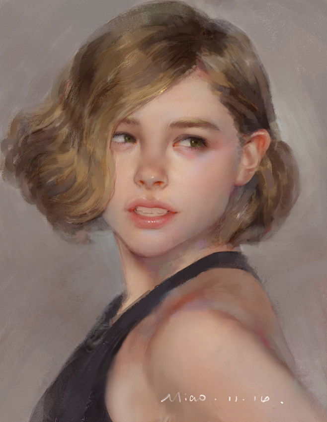 人像-Miao__人物,插画,涂鸦,练习...