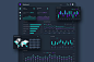 高品质的保险索赔管理后台仪表盘dashboard UI KITS（sketch）