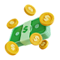 Money 3D Illustration