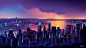 Hk skyline trystram dribbble