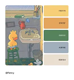 美萌插画超话 配色分享 2常州 ​​​​