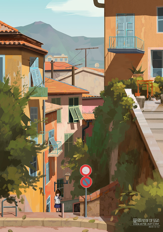 星雨场景精品班  学员速涂作业选登-5