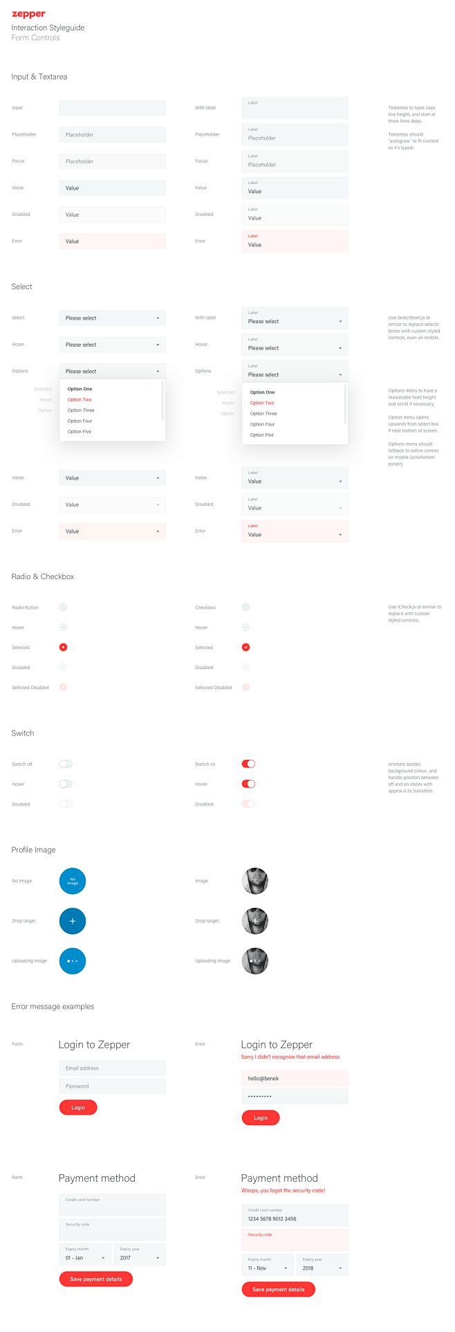 Styleguide   form co...