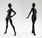 现货 万代 SHF 男性 女性 人偶 素体 模型 灰色 黑色 DX SET 再版-淘宝网