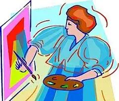 画油画的女生韩国矢量人物插画AI|绘画设计|角色|卡通人物|卡通人物图片|漫画人物|人物插画|人物素材|人物图片|矢量人物|矢量图|手绘人物|水彩