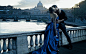 Annie Leibovitz Italy arches architecture blue dress wallpaper (#2231574) / Wallbase.cc