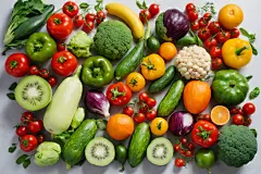 有机蔬菜红彩椒摄影图