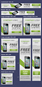 Multiple Google AdWords Banners - GraphicRiver Item for Sale