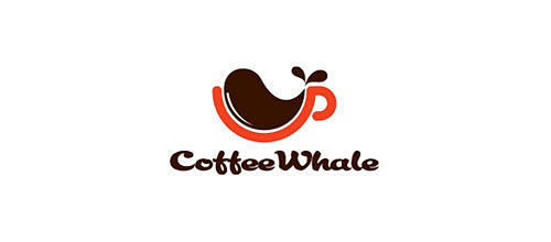 咖啡屋logo（鲸鱼）