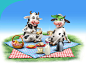 Freshmen's Valley : Agency: Lowe Lintas, DelhiTeam: Shreya, Jaten, AviCharacter design for the branding of milk products. These series of characters have been used in logo, product labels, website design and advertisements.