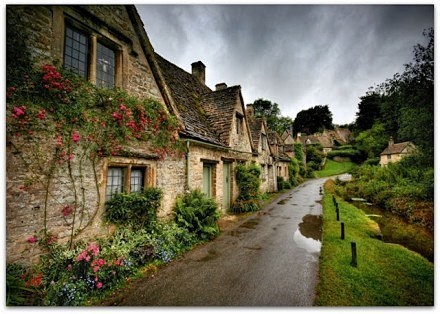 英国乡村景色，满眼的绿色， 童话般的乡村...