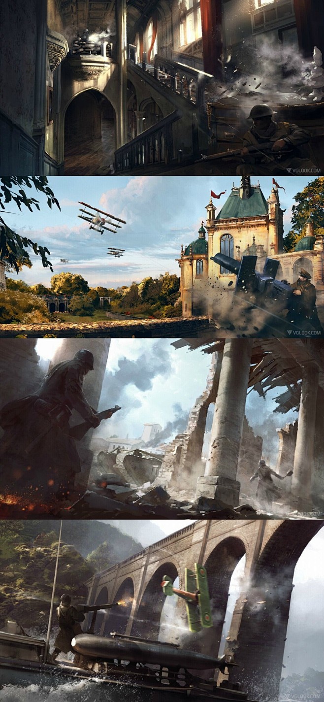 战地1原画来自艾莉的冷笑话时间微博