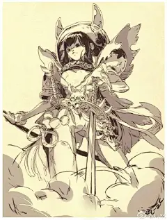 《论如何快速的毁掉一个线稿~和眼睛发炎之后看电脑的极限时间……》
