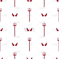 恶魔,红色,四方连续纹样,纺织品,炊具,魔鬼,壁纸,模板,动物