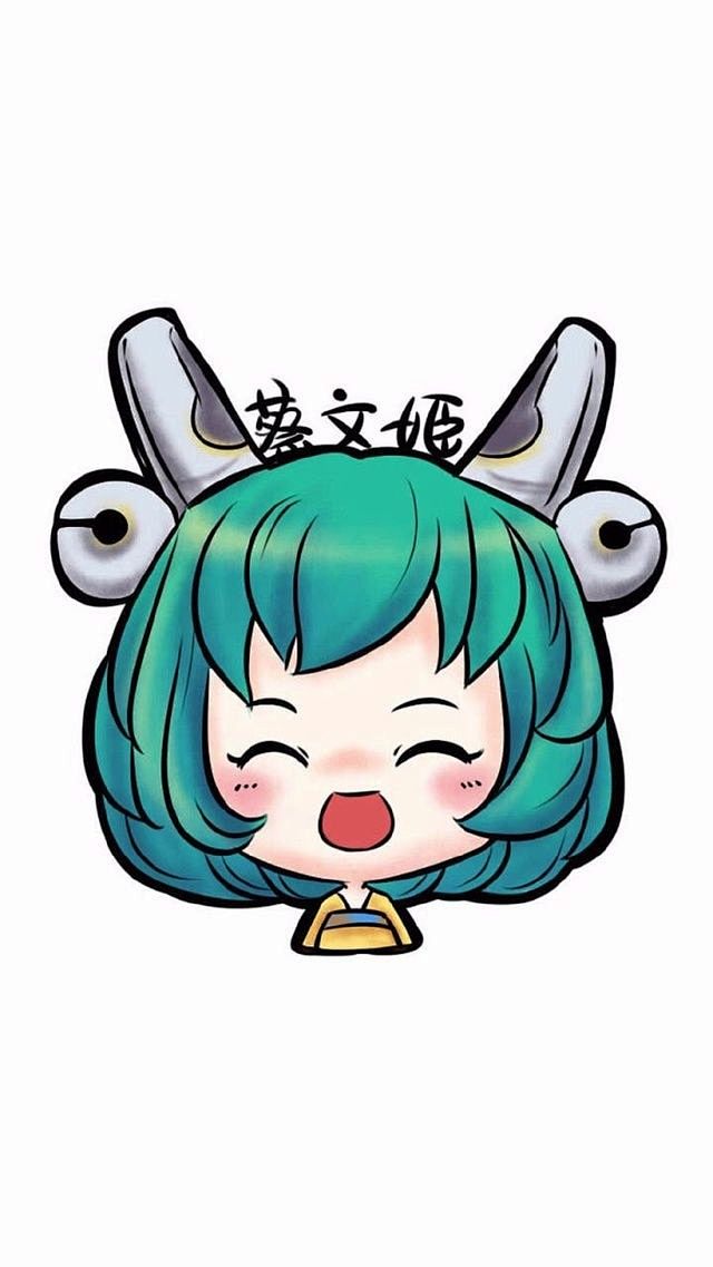 q版王者荣耀英雄卡通头像壁纸蔡文姬