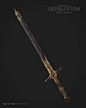 Ebony Claymore - TES:Skyblivion, Spyros Frigas : This is a remake of The Elder Scrolls IV: Oblivion's Ebony two-handed Claymore. It is made for Skyblivion, a massive mod for The Elder Scrolls V: Skyrim that aims to recreate the world of Oblivion, but usin