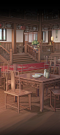 京城酒楼二楼（夜晚）