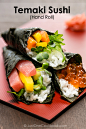 Temaki Sushi (Hand Roll) | Japanese food #赏味期限 #