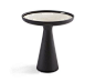 Living Space Gallotti & Radice Fante Side Table 17.75"DIA x 19.75"H: 