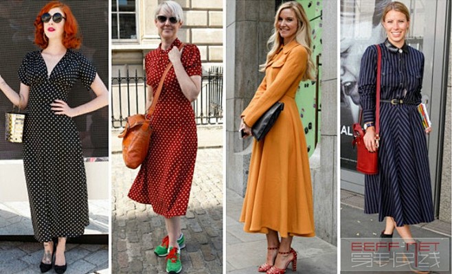 2015春夏伦敦女装时装周街拍分析--复...