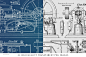 复古机械工程设计蓝图 64 Vintage Mechanical Blueprints_背景_长沙乐享云网络科技有限公司