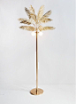 Syrette Lew palm lamp.