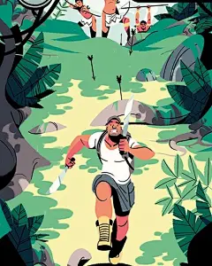 其中包括图片：Tommy Parker | Synergy Art - Illustration Agency