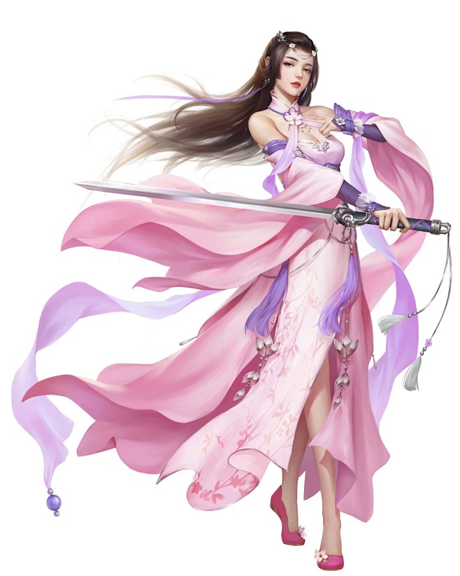女剑客-女剑士-570614-花瓣网