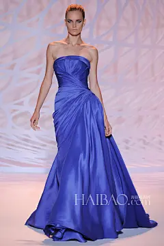 超现代主义建筑之秀！祖海·慕拉 (Zuhair Murad) 2014秋冬高定秀 海报时尚网亲临2014秋冬巴黎高定时装周_第8页_Zuhair Murad