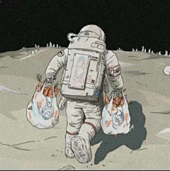 蜡比采集到太空