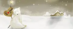唯美冬季雪景海报背景banner高清素材 北极熊 卡通 唯美 圣诞 手绘 插图 梦幻 海报 淘宝海报 清新 简约 背景素材 雪人 雪景 雪花 背景 设计图片 免费下载