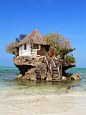 Nonconventional Home in the Ocean, Tanzania