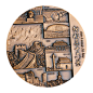 上海集藏 新北京十六景大铜章 “北京礼物”入围产品（60MM ） 紫铜【图片 价格 品牌 报价】-京东