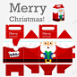 卡通圣诞节礼盒包装 红色 节日气氛 装饰丝带 雪人 元素 免抠png 设计图片 免费下载 页面网页 平面电商 创意素材