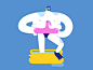 Pool dribbble