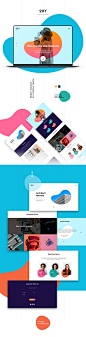 Oxy Creative Template : Oxy is a high-quality website template perfect for making websites for creative agencies and studios. The design has a modern and elegant style and is based on 1170px Bootstrap grid.