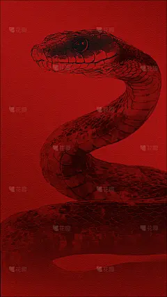 蛇年春节抽象水墨肌理蛇年背景图片