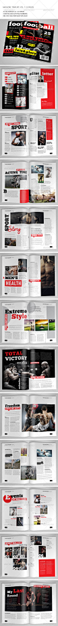 25 Pages Sport Magazine Vol7 - Magazines Print Templates