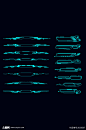高科技抽象边框导航矢量元素素材