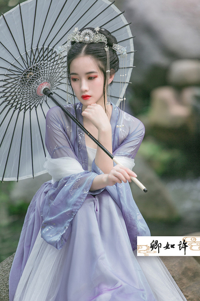 【卿如许-慕容雪】对襟上襦幻色齐胸齐腰下...