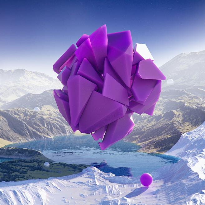 C4D+OC大场景 构图参考