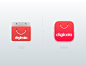 new Digikala app icon brand logo ios android app digikala iran icon