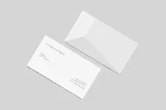 40A-灰色商务风立体感名片