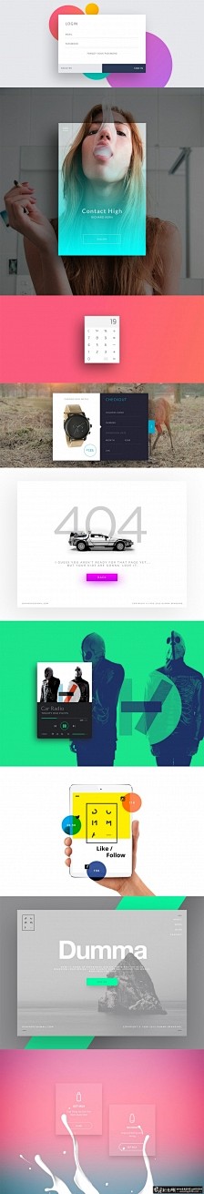 创意网页设计 海报设计 广告设计 404...